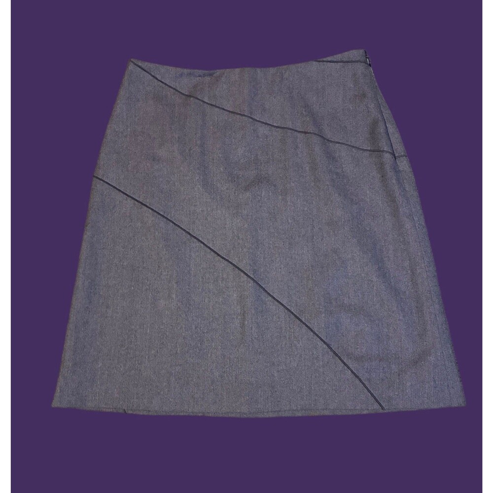Luca Luca Women’s Purple Wool Skirt Size 44